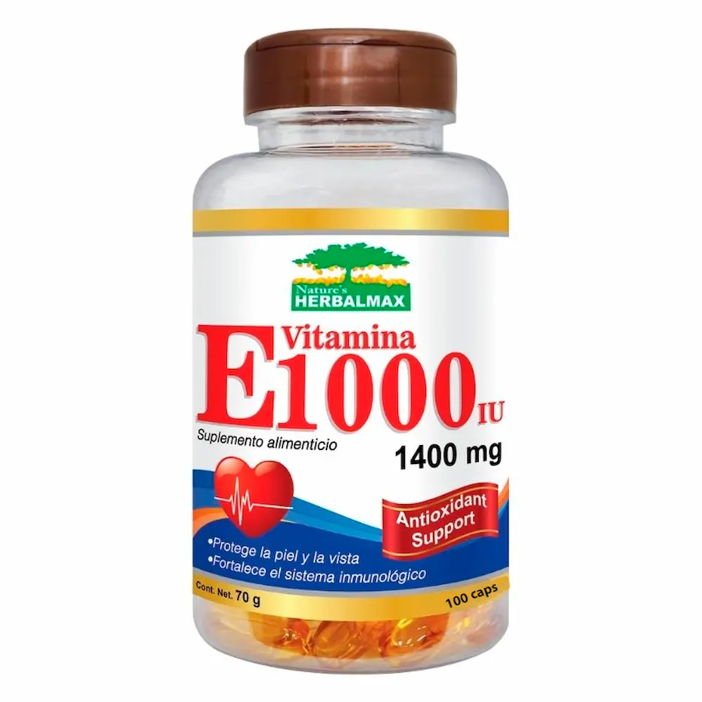 Vitamina E 1000 de Herbal Max - Fitsi!