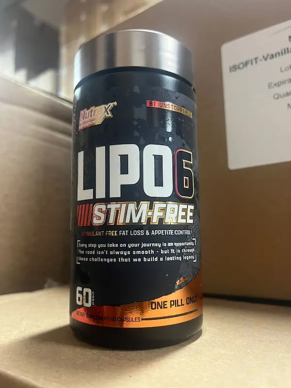 NUTREX LIPO 6 STIM FREE 60 CAPS - Fitsi!